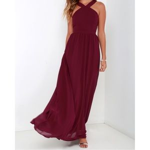 Lulus air of romance bridesmaid dress